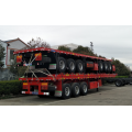 3 Axles Flatbed Semi-trailer Truck